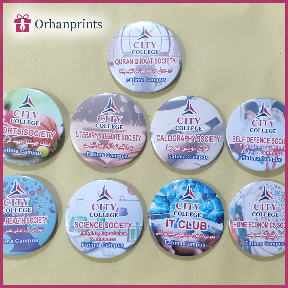 custom badges printing in multan